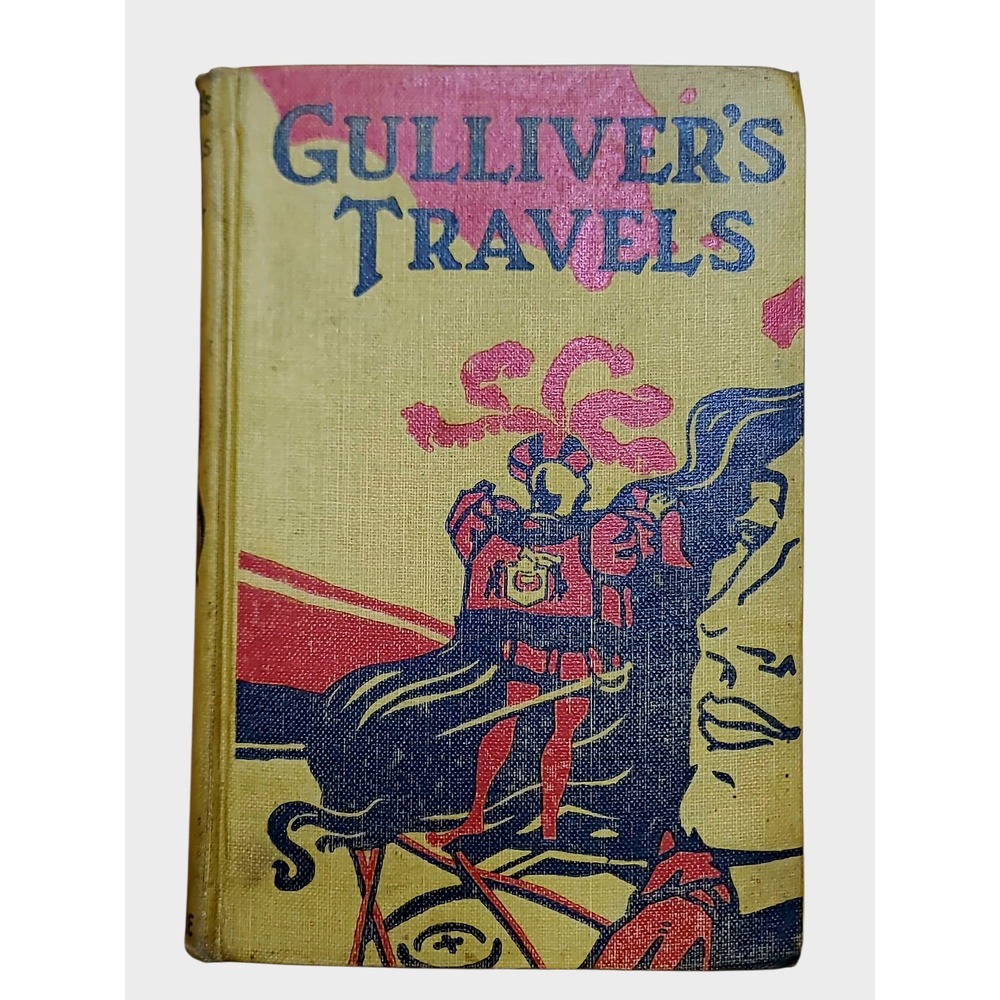 Antique Gullivers Travels by Jonathan Swift Donohue & Co Vintage Book